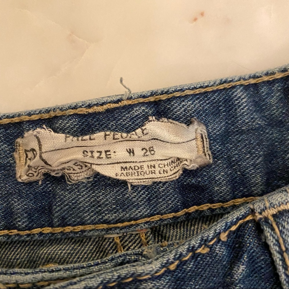Free People cutoff jean shorts - Picture 2 of 3